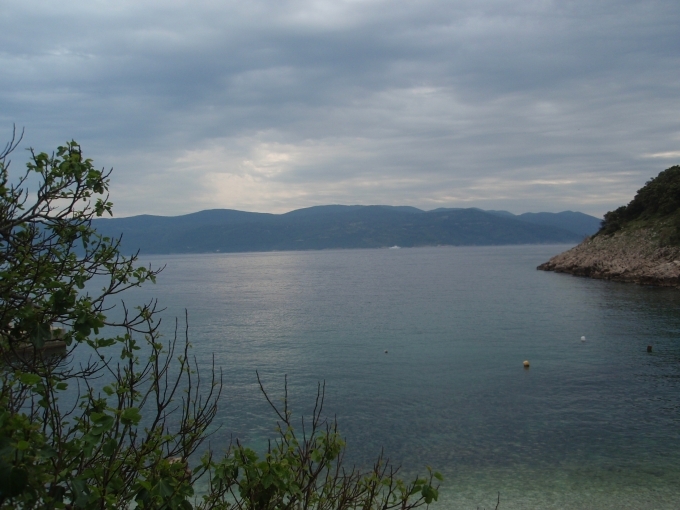 Brestova Blick auf Cres