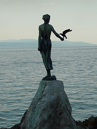 OPATIJA > Statue Gruß ans Meer