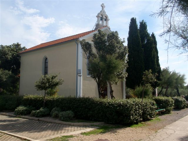 Punat Kapelle am Strand