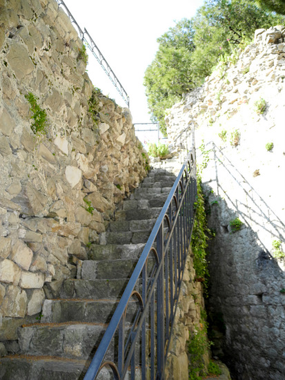 STADT RAB>Treppe zum Aussichtspunkt