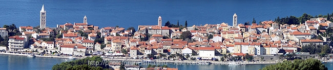 RAB > Ausblick Berg Kamenjak > Stadt der Türme