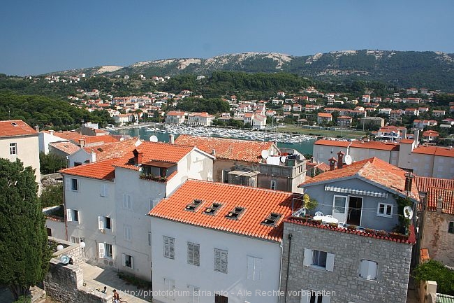 RAB > Kirche und Kloster Ivana Evandelista > Glockenturm > Ausblick