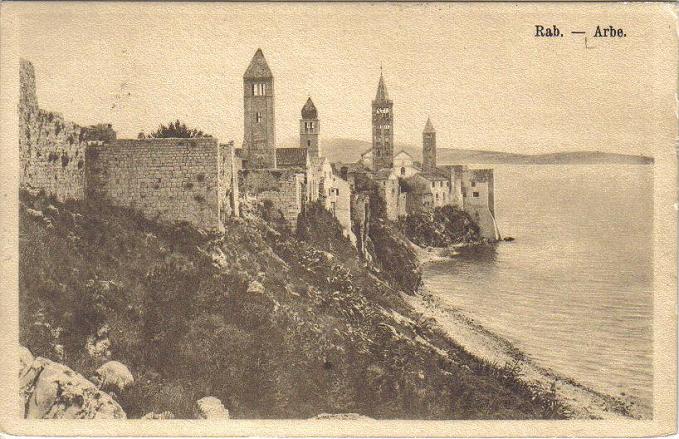 Rab - alte Ansicht 1912