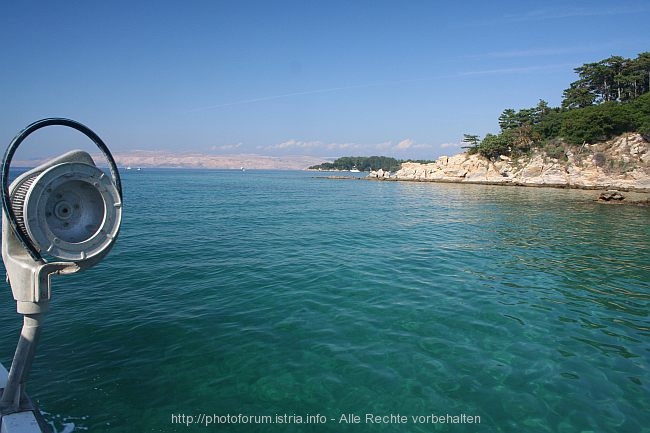 LOPAR > Bucht Lopar > Blick zur Insel Krk