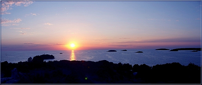 VRSAR > Panorama > Sonnenuntergang