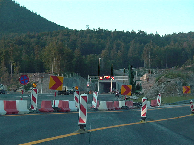 MALA KAPELA > A1-Tunnel in der Bau-Endphase Jun05