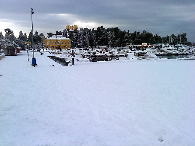 Winter in Porec Dezember 2009