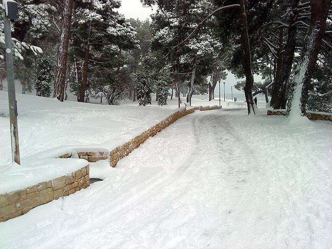 Winter in Porec Dezember 2009