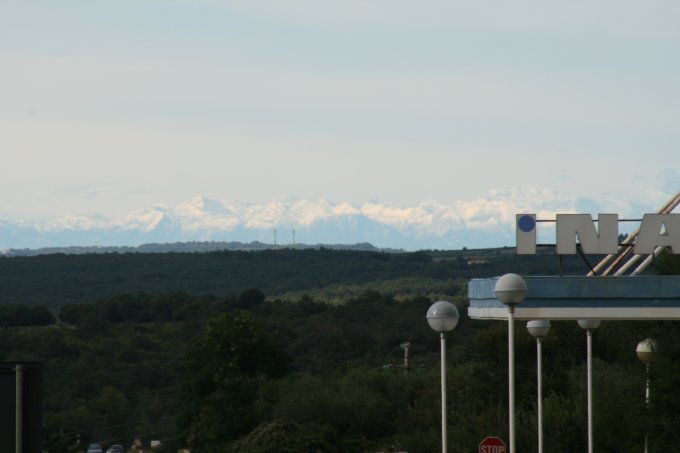 Blick von tar auf Alpen 2