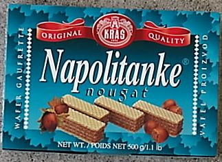 PRODUKT > Waffeln von Kras > Napolitanke Nougat