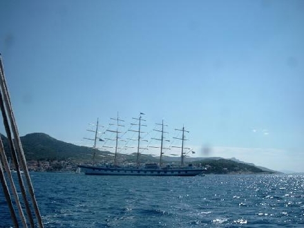 Vollschiff ROYAL CLIPPER > gesehen in der ADRIA