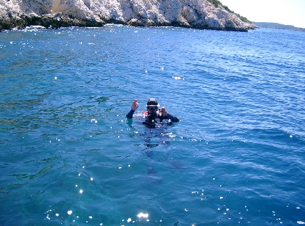 TAUCHEN > Tauchgang vor der Insel Rab