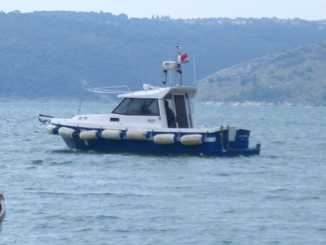 ADRIA bei Pula > Prüfungsboot für Bootspatent