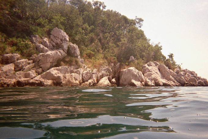 Otok KRK > Omisalj > Beim Auftauchen fotografiert