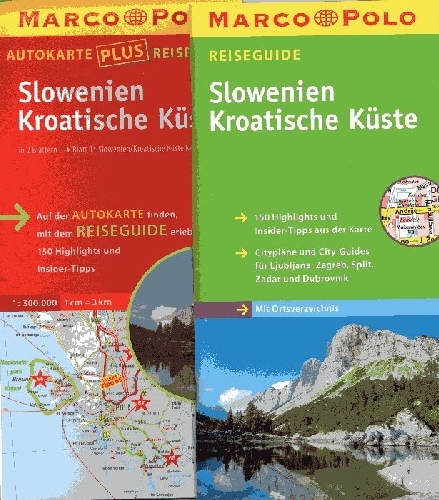 LANDKARTE > MarcoPolo Autokarte PLUS Reiseguide: Nordblatt (=Blatt 1/SLO und HR-Nord)