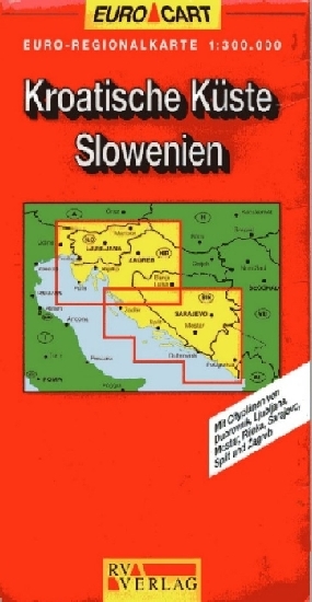 LANDKARTE > Regionalkarte Slowenien und Kroatien 1:300.000 > RV VERLAG