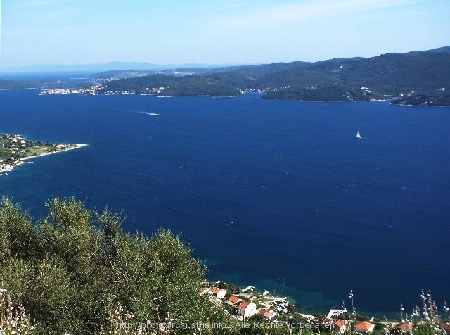 Peljesac, Korcula und am Horizont Mljet