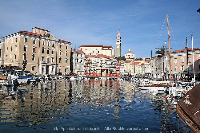 PIRAN > Hafen Mandrac - der alte Stadthafen