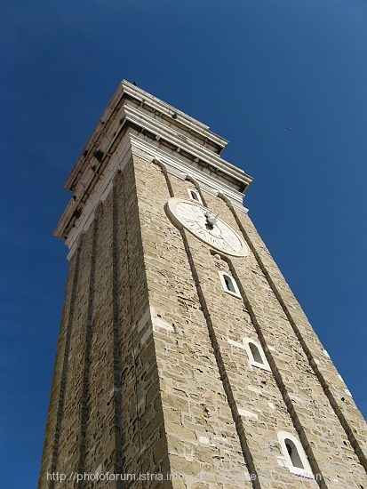 PIRAN > Cerkev Sv Jurija > Glockenturm - St Georg