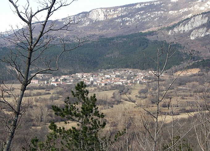 Istrien: Čičarija > Blick auf Lanišće