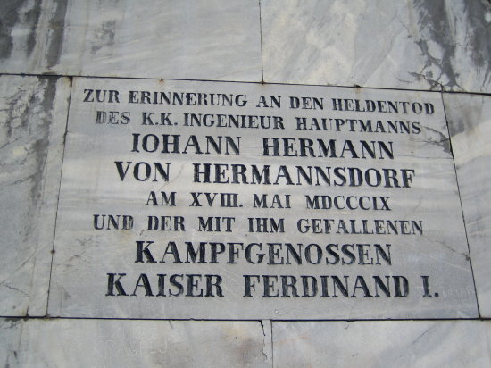 SLO: PREDILPASS > Denkmal Hermann von Hermannsdorf