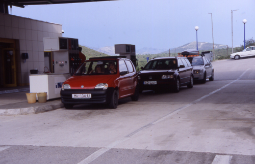 BIH-KORRIDOR > Tankstelle südlich von Neum