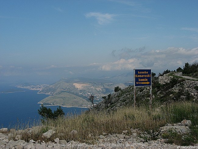 KONAVLE > Berg Strazisce > Blick auf Dubrovnik