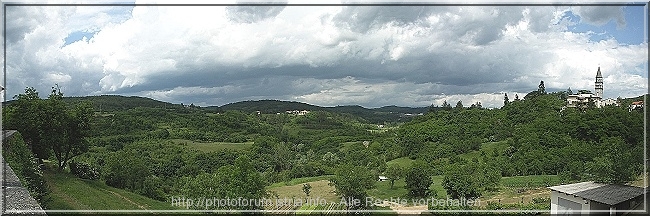 Zentralistrien > Blick auf Pazin