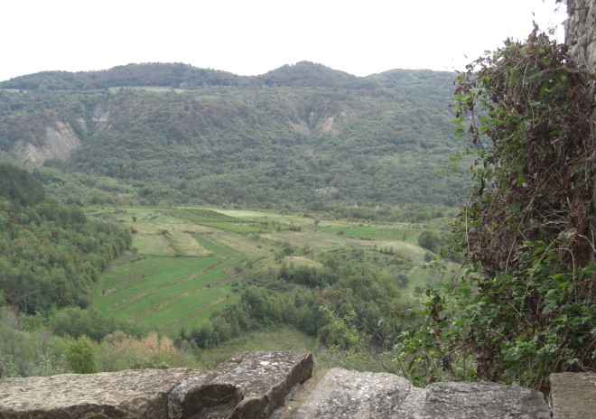 Draguc: Blick von der Aussichtskanzel