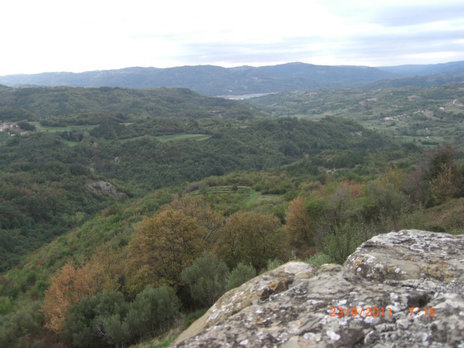 Draguc: Blick von der Aussichtskanzel