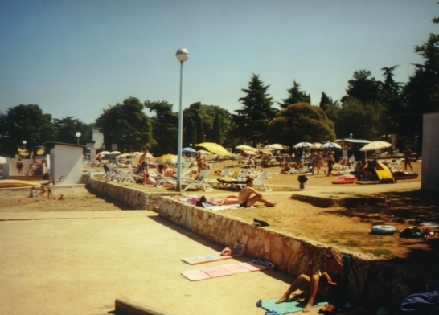 POREC > Borik > Strand Pical - Liegewiese