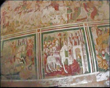 BERAM > Friedhofskapelle - St. Maria auf den Steintafeln > Fresken