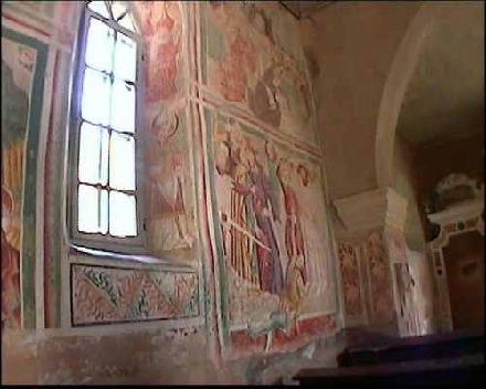 BERAM > Friedhofskapelle - St. Maria auf den Steintafeln > Fresken