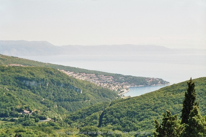 LABIN > Blick auf Rabac und Cres I