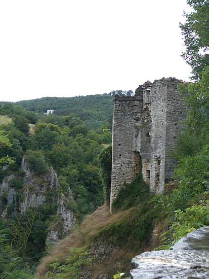 Pazin > Burgruine an der Fojba - Schlucht