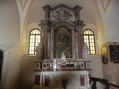 PAZIN > Pfarrkirche Sveti Nikola > Altar