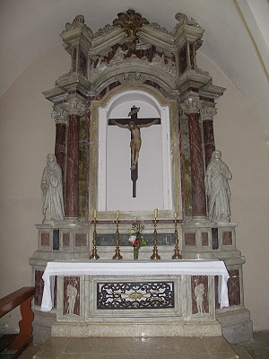 PAZIN > Pfarrkirche Sveti Nikola > Altar