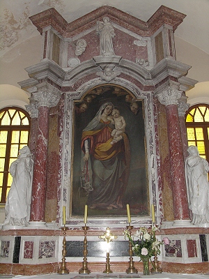 PAZIN > Pfarrkirche Sveti Nikola > Altar