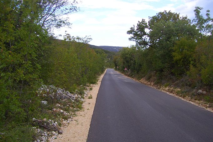 Straße nach Valun