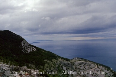 Otok CRES > Lubenice > Aussicht