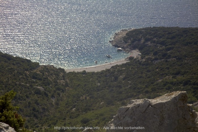 Otok CRES > Lubenice > Blick von Lubenice