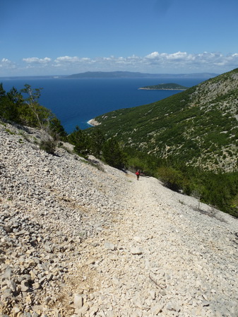 Lubenice 2016>Wanderung zum Strand