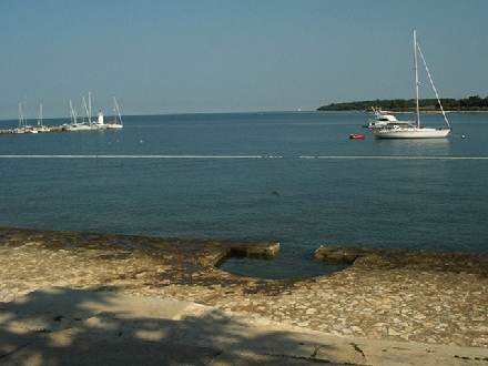 NOVIGRAD > Marinaausblick auf die Hafenbucht