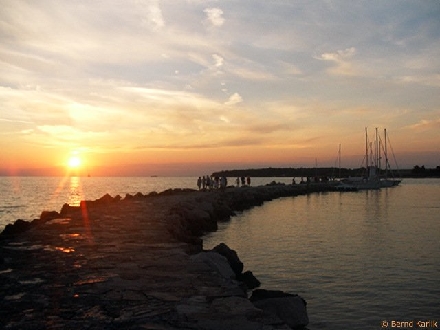 NOVIGRAD > Bucht von Novigrad - Sonnenuntergang