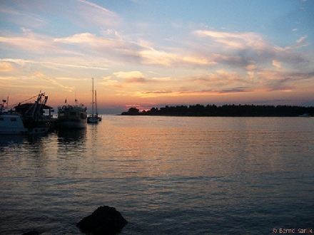 NOVIGRAD > Bucht von Novigrad - Sonnenuntergang