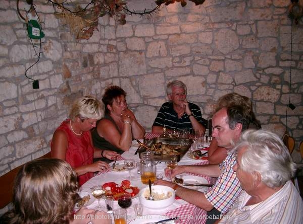 Klaus, Anita und Manfred bei Maria in Kruncici