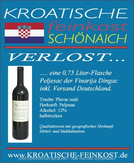 0-KROATISCHE FEINKOST > Sponsor der Gewinne der Jahreswettbewerbe 2007