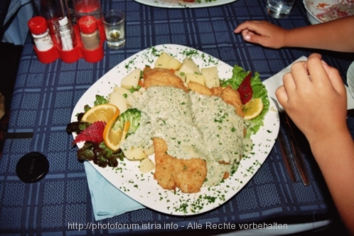 Scholle gebacken im Rimini