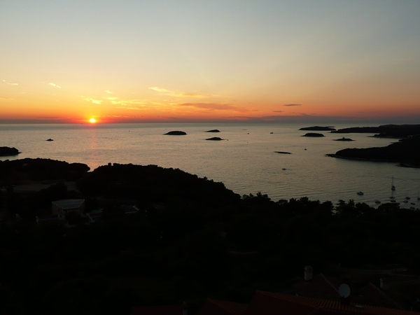 VRSAR > Blick vom Kirchturm > Sonnenuntergang