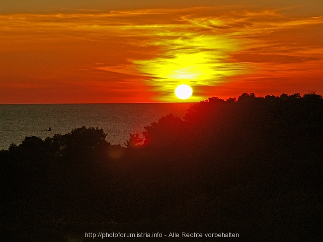 Sonnenuntergang am Montraker